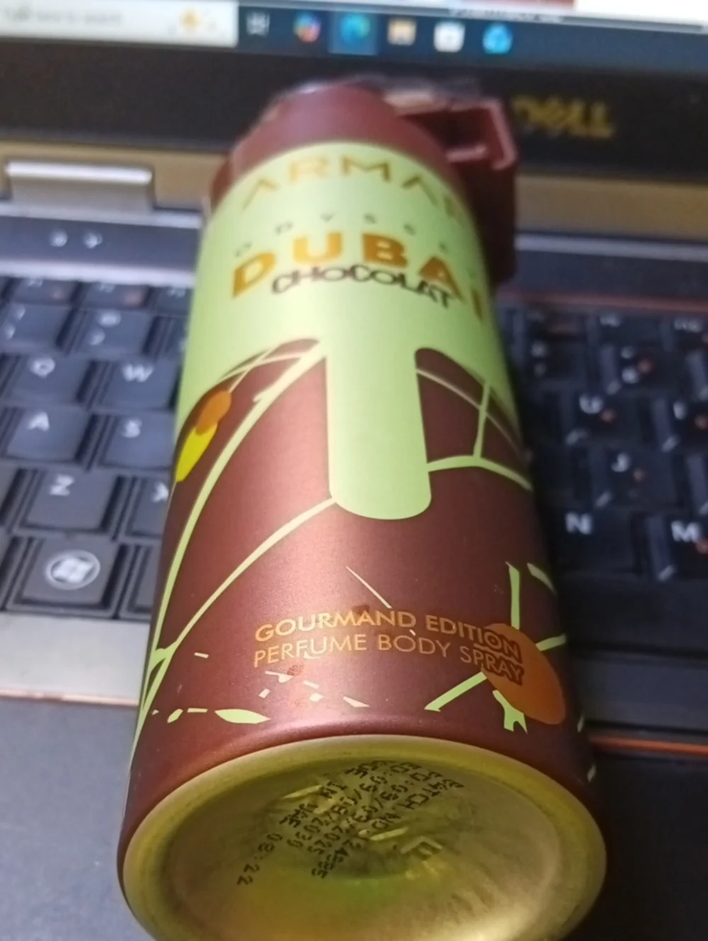 Armaf Odyssey Dubai Chocolat Body Spray - Brown & Light Green